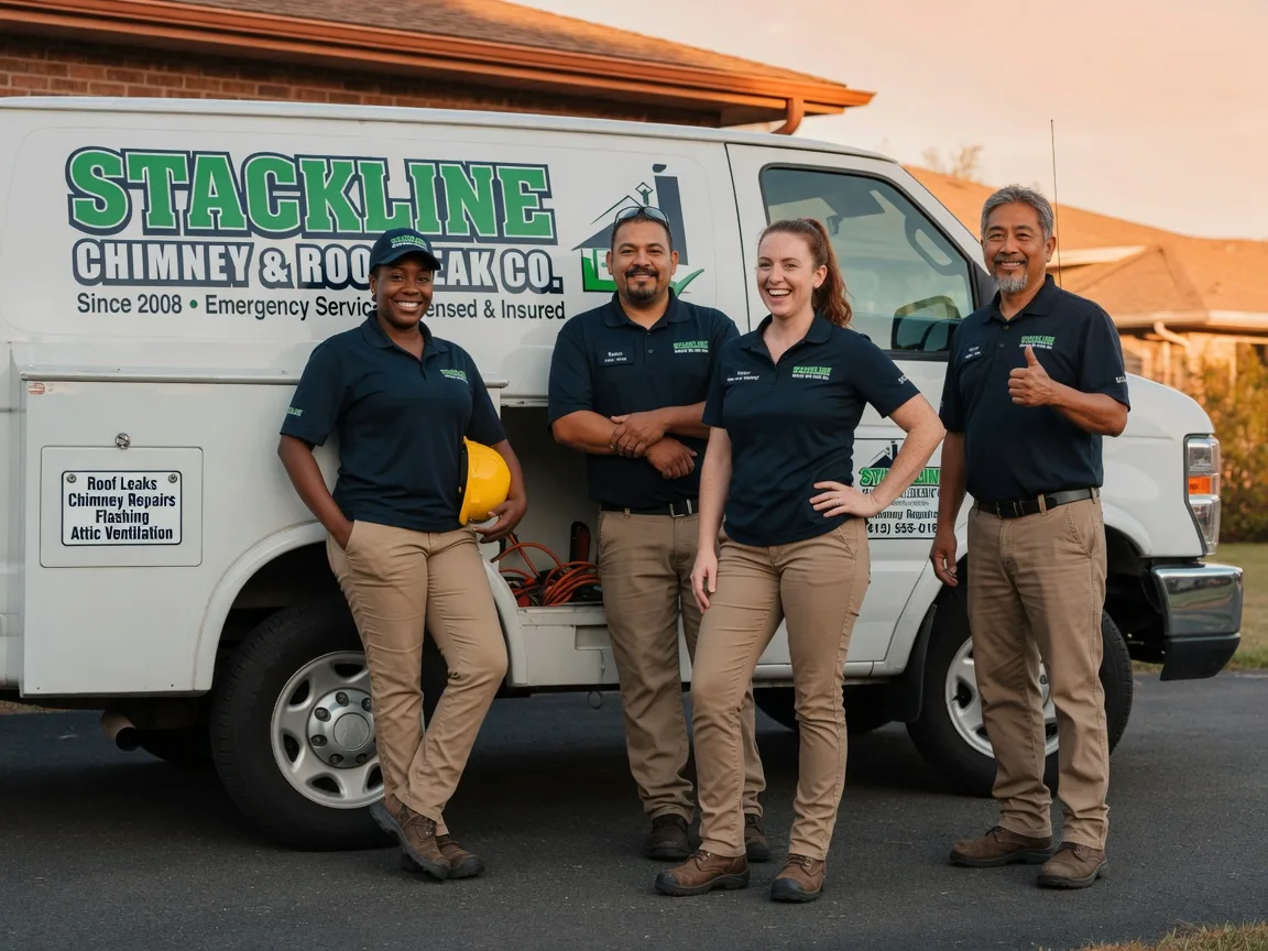 Chimney flashing repair company in Glenfield, ND